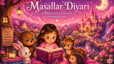 Masallar Diyarı çocuklar için eğitici gece masalı görseli