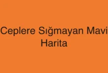Ceplere Sığmayan Mavi Harita