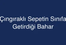 Çıngıraklı Sepetin Sınıfa Getirdiği Bahar