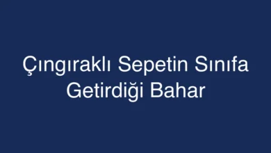 Çıngıraklı Sepetin Sınıfa Getirdiği Bahar