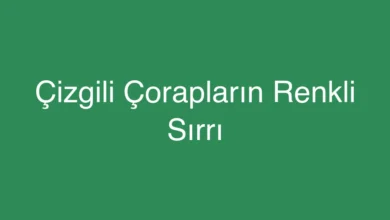 Çizgili Çorapların Renkli Sırrı