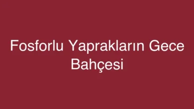 Fosforlu Yaprakların Gece Bahçesi