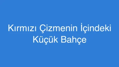 Kırmızı Çizmenin İçindeki Küçük Bahçe
