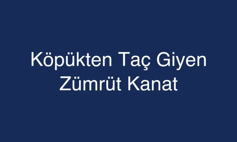 Köpükten Taç Giyen Zümrüt Kanat