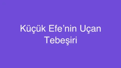 Küçük Efe’nin Uçan Tebeşiri
