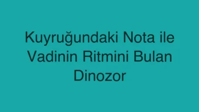 Kuyruğundaki Nota ile Vadinin Ritmini Bulan Dinozor