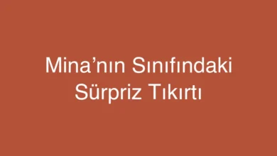Mina’nın Sınıfındaki Sürpriz Tıkırtı