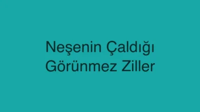 Neşenin Çaldığı Görünmez Ziller