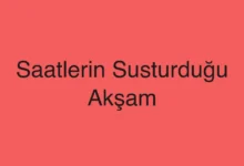 Saatlerin Susturduğu Akşam