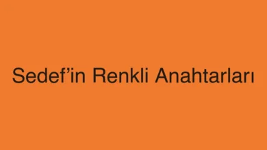 Sedef’in Renkli Anahtarları