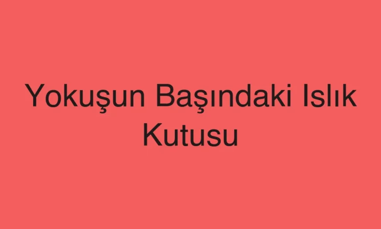 Yokuşun Başındaki Islık Kutusu