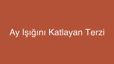 Ay Işığını Katlayan Terzi