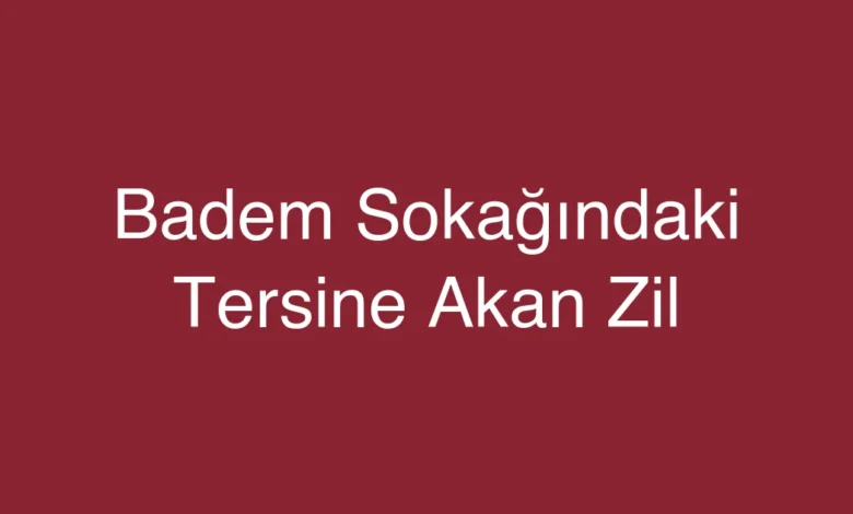 Badem Sokağındaki Tersine Akan Zil