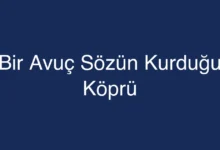 Bir Avuç Sözün Kurduğu Köprü