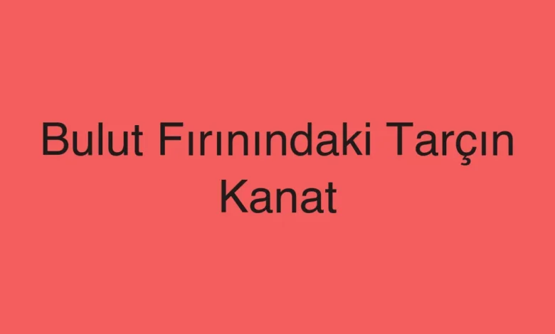 Bulut Fırınındaki Tarçın Kanat
