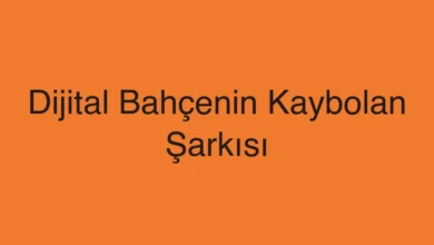 Dijital Bahçenin Kaybolan Şarkısı