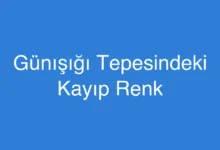 Günışığı Tepesindeki Kayıp Renk