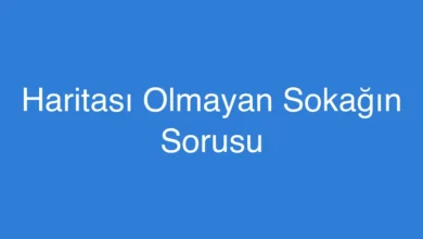 Haritası Olmayan Sokağın Sorusu