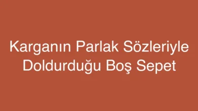 Karganın Parlak Sözleriyle Doldurduğu Boş Sepet