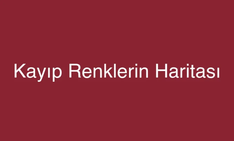 Kayıp Renklerin Haritası