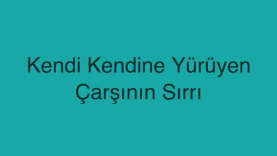 Kendi Kendine Yürüyen Çarşının Sırrı