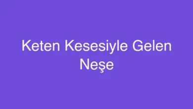 Keten Kesesiyle Gelen Neşe