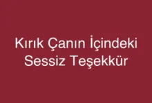 Kırık Çanın İçindeki Sessiz Teşekkür