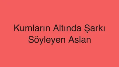 Kumların Altında Şarkı Söyleyen Aslan
