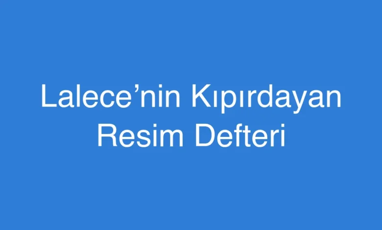 Lalece’nin Kıpırdayan Resim Defteri