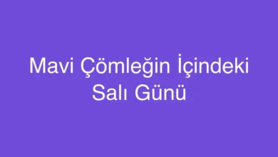 Mavi Çömleğin İçindeki Salı Günü