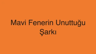 Mavi Fenerin Unuttuğu Şarkı