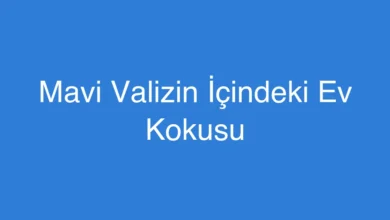 Mavi Valizin İçindeki Ev Kokusu