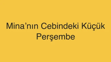 Mina’nın Cebindeki Küçük Perşembe