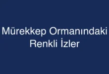 Mürekkep Ormanındaki Renkli İzler