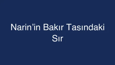 Narin’in Bakır Tasındaki Sır