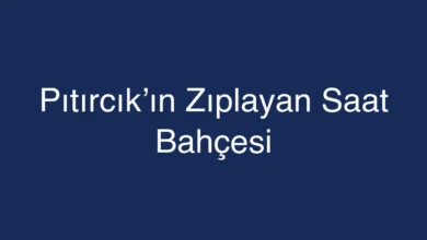 Pıtırcık’ın Zıplayan Saat Bahçesi