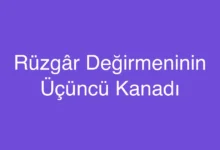 Rüzgâr Değirmeninin Üçüncü Kanadı