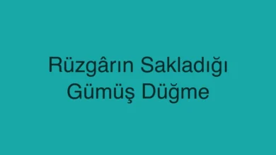 Rüzgârın Sakladığı Gümüş Düğme
