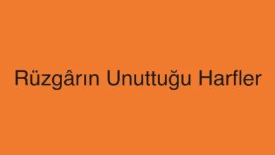 Rüzgârın Unuttuğu Harfler
