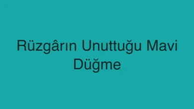 Rüzgârın Unuttuğu Mavi Düğme