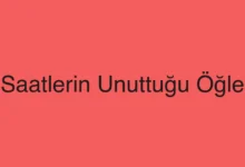 Saatlerin Unuttuğu Öğle
