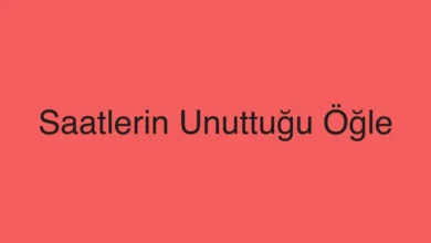 Saatlerin Unuttuğu Öğle