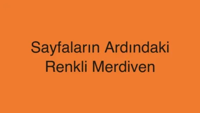 Sayfaların Ardındaki Renkli Merdiven
