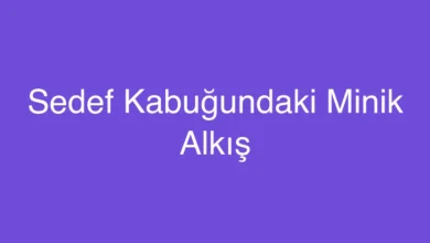 Sedef Kabuğundaki Minik Alkış