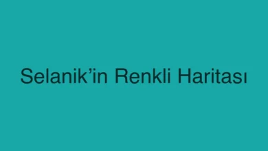 Selanik’in Renkli Haritası