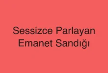 Sessizce Parlayan Emanet Sandığı