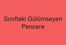 Sınıftaki Gülümseyen Pencere