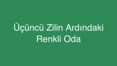 Üçüncü Zilin Ardındaki Renkli Oda