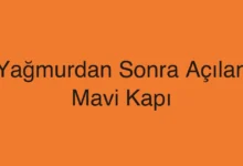 Yağmurdan Sonra Açılan Mavi Kapı