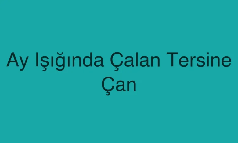 Ay Işığında Çalan Tersine Çan